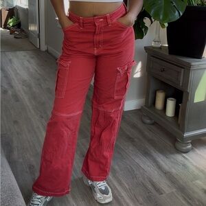 Red Cargo Pants